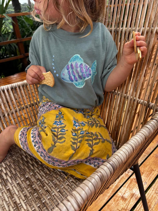 Fish Kids Tee-Shirt - Seafoam