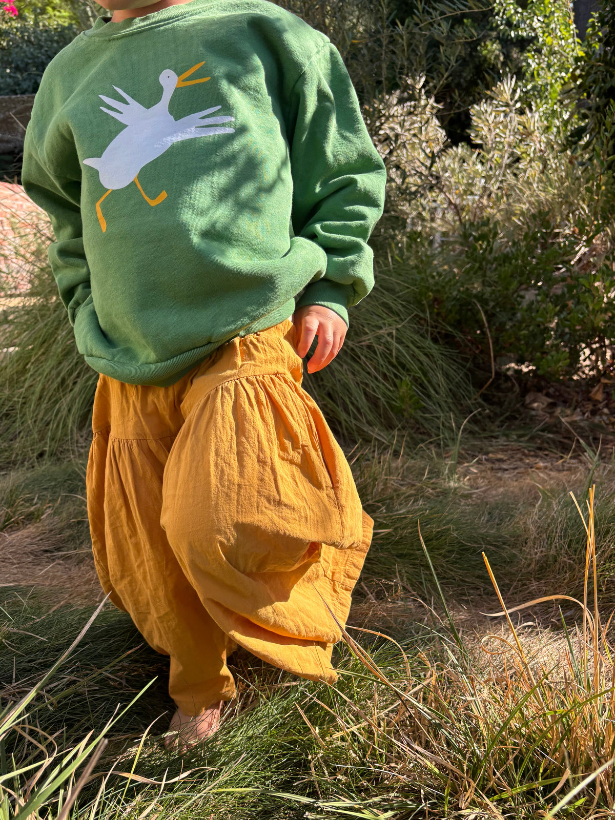 Gus the Goose Kids Sweatshirt - Vintage Green