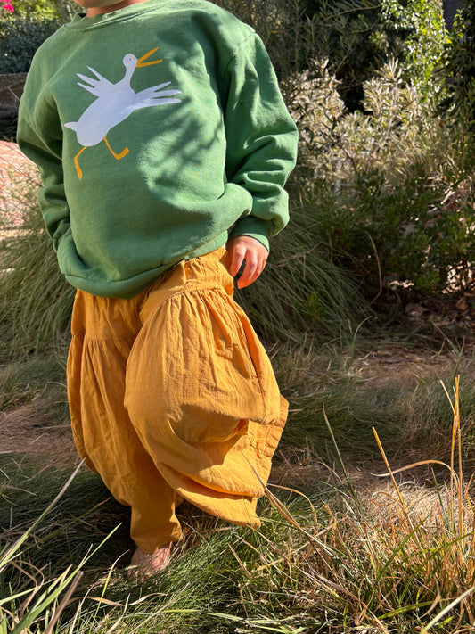 Gus the Goose Kids Sweatshirt - Vintage Green