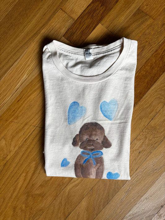 The Poodle Achille Womens Tee-shirt