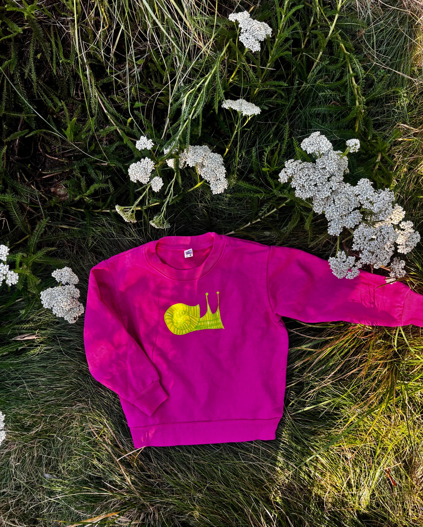 NEW! Snail Kids Sweatshirt - Paradise Pink