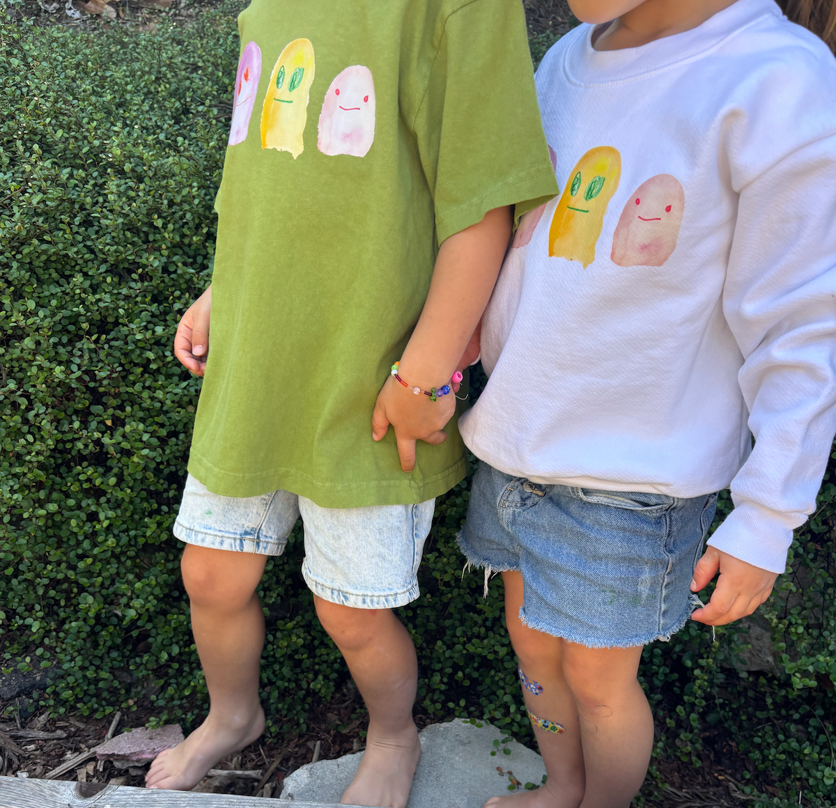 Gummy Ghosts Kids Sweatshirt - White