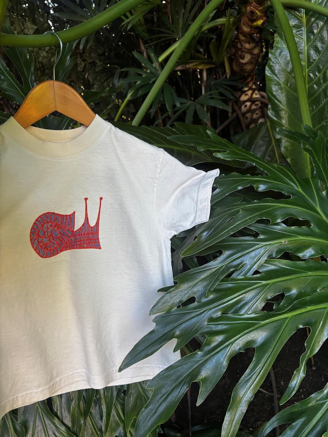 Snail Kids Tee-Shirt Cream NEW!