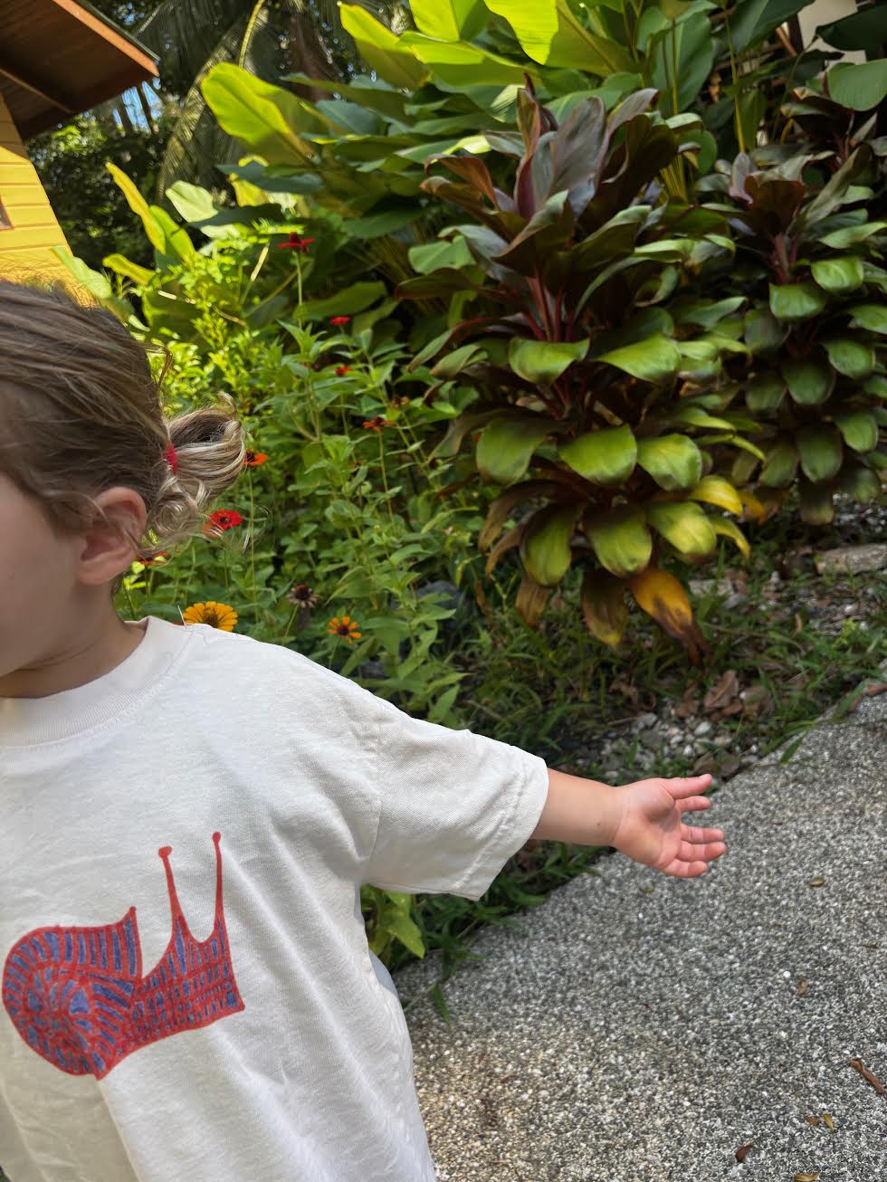 Snail Kids Tee-Shirt Cream NEW!