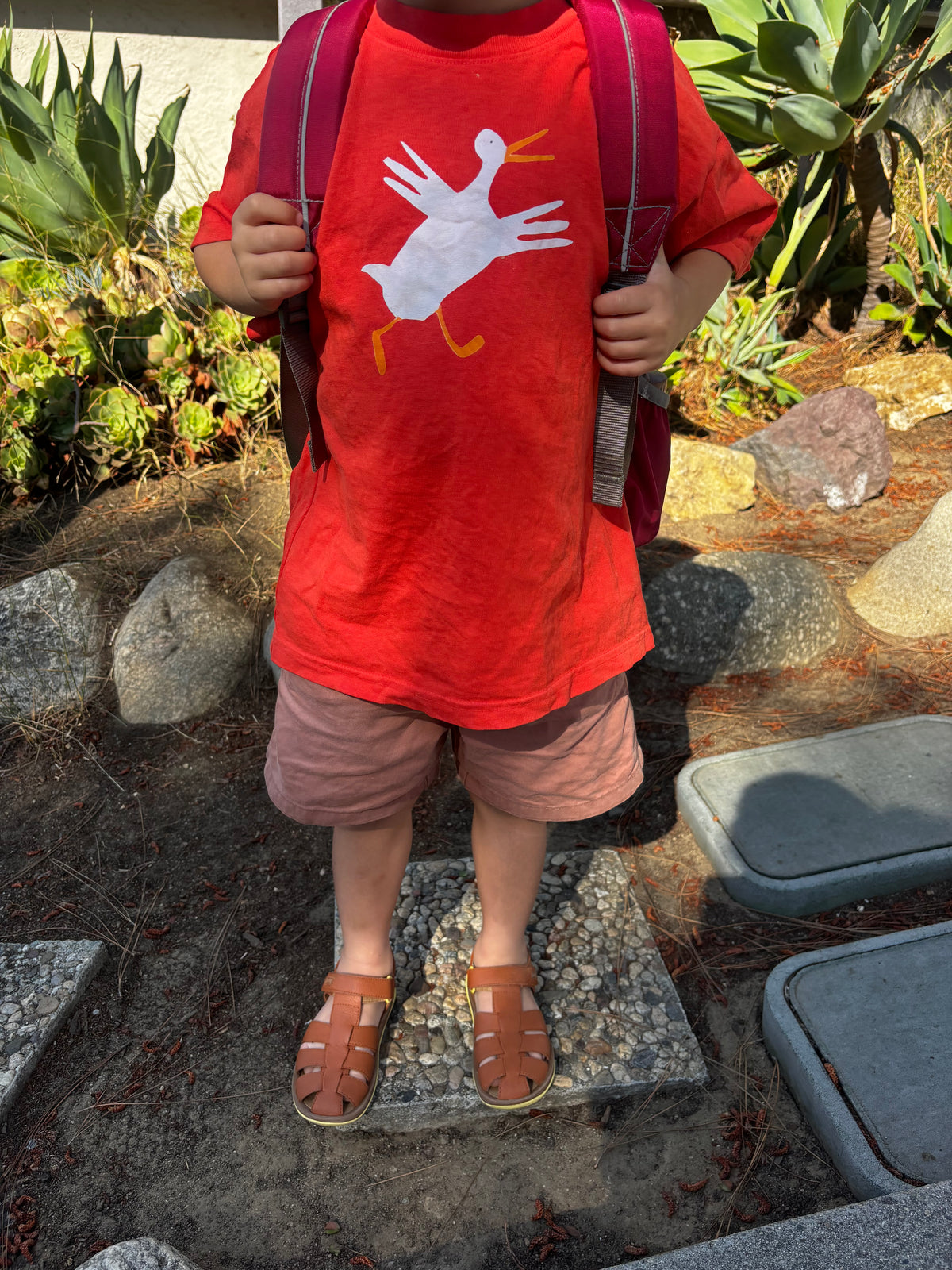 Gus the Goose Kids Tee-Shirt - Tomato