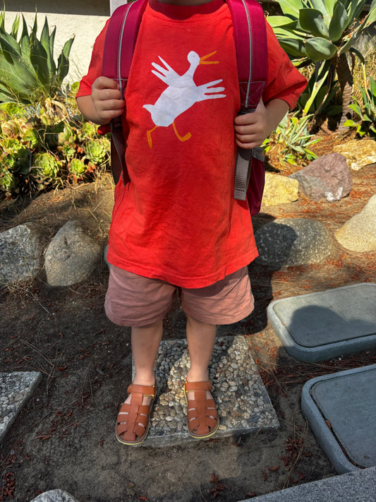 Gus the Goose Kids Tee-Shirt - Tomato