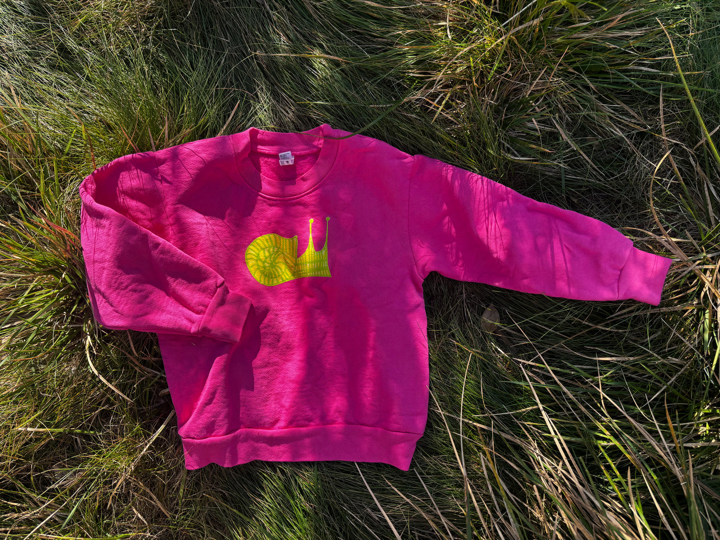 NEW! Snail Kids Sweatshirt - Paradise Pink