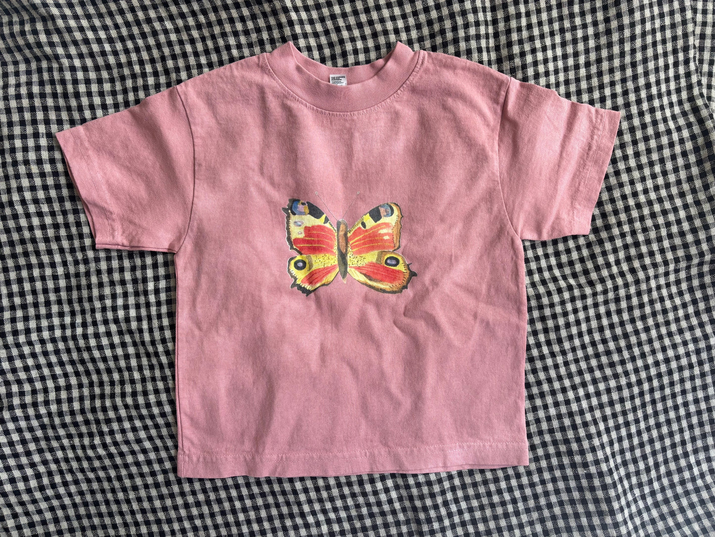 Magic Butterfly Kids Tee- Dusty Pink
