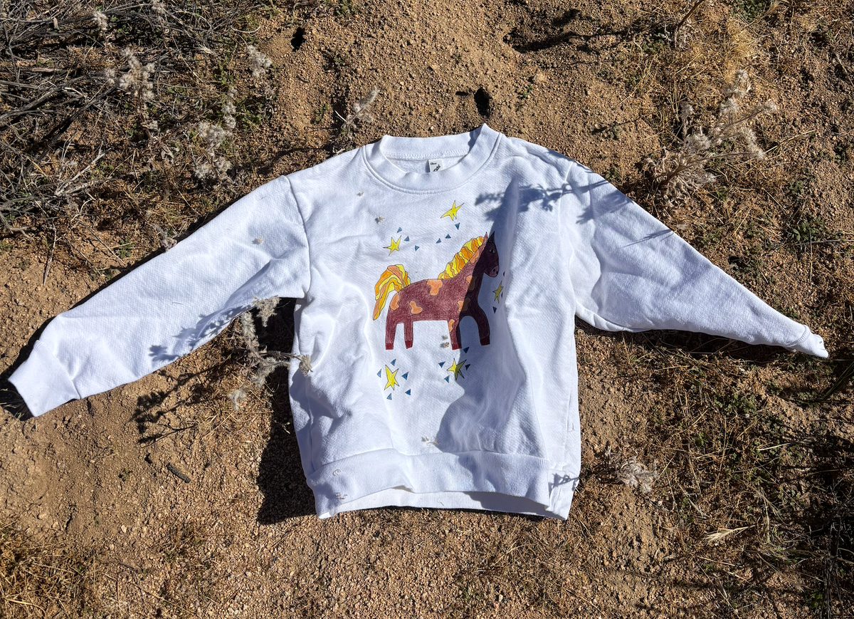 Pony the Star Kids Sweatshirt - White