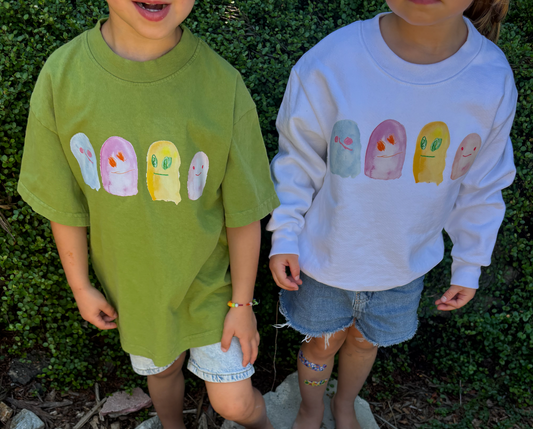 Gummy Ghosts Kids Tee-Shirt - Monster Green